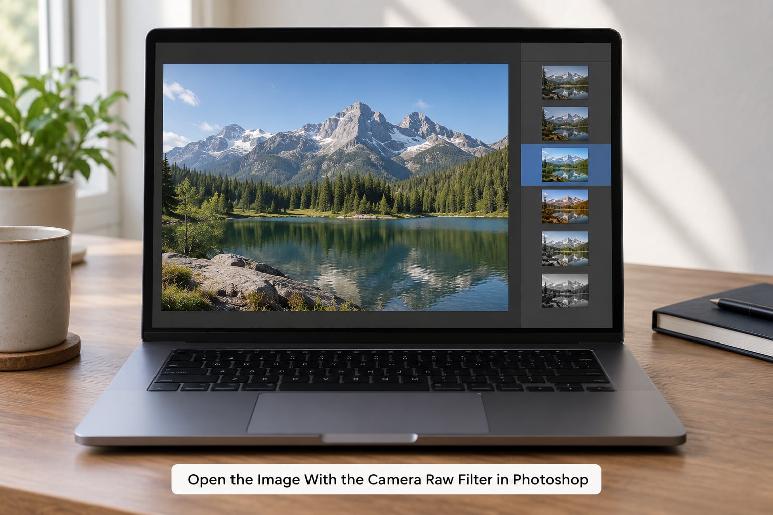 Open the Image With the Camera Raw Filter in Photoshop