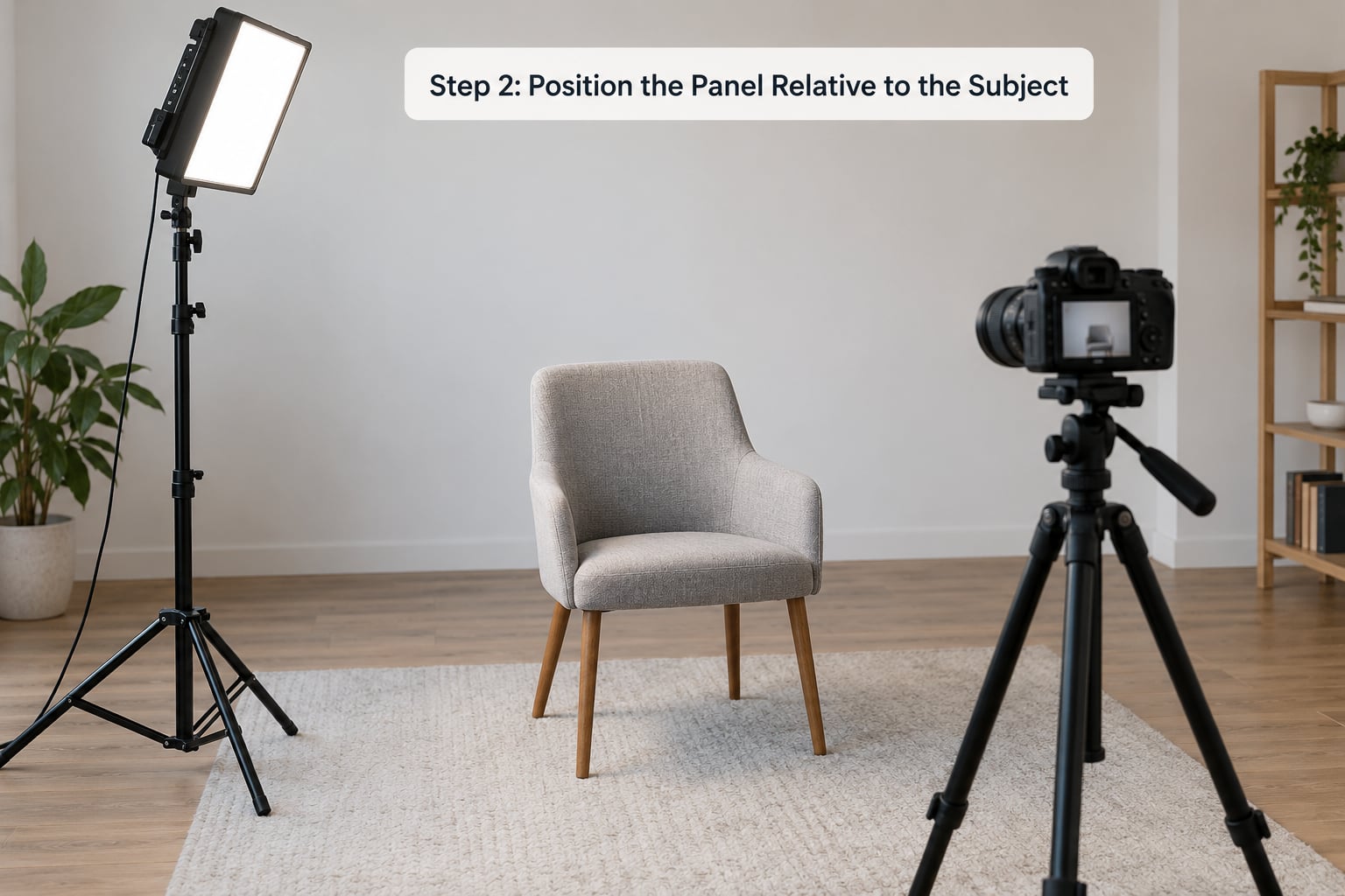 Step 2: Position the Panel Relative to the Subject
