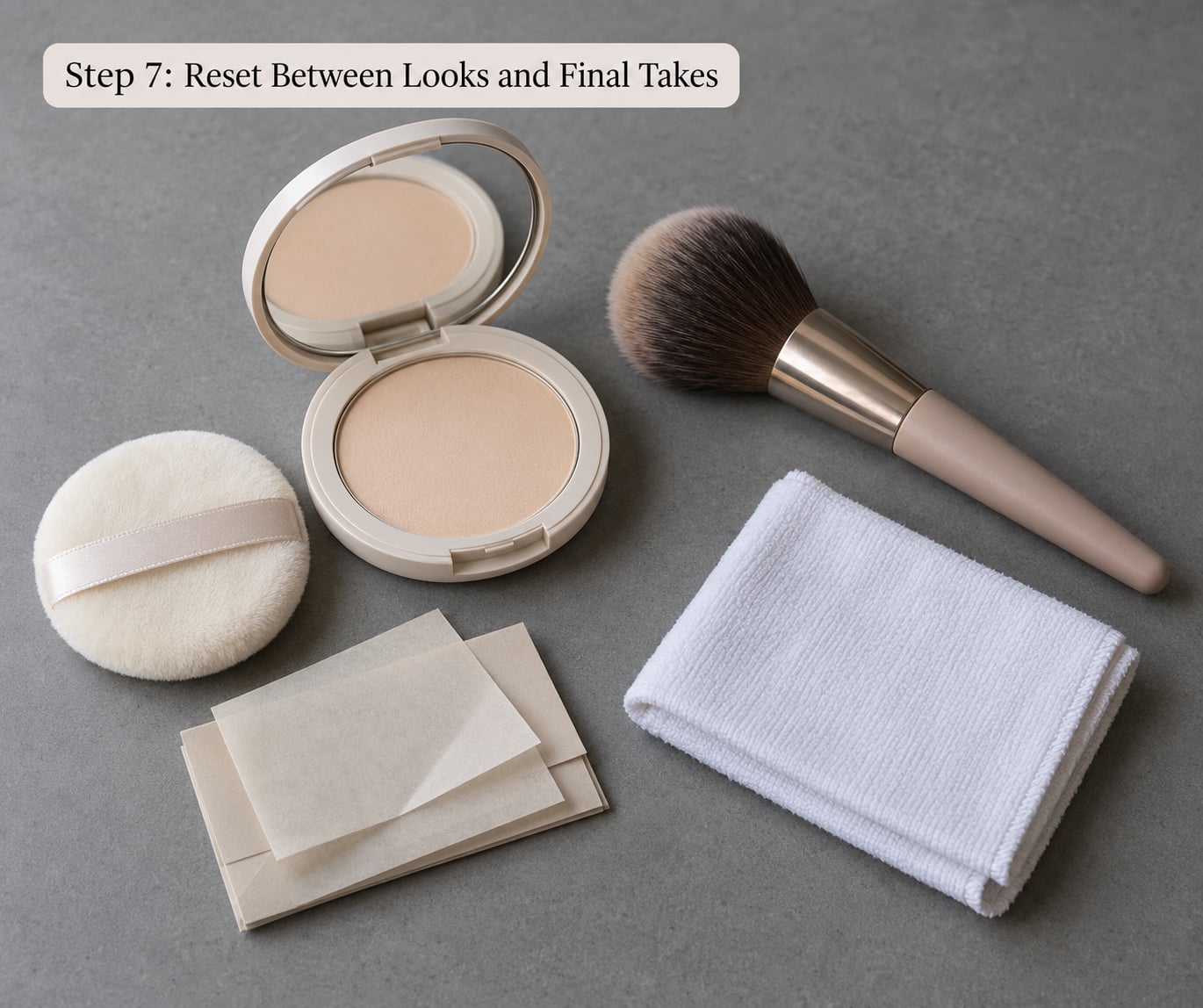Step 7: Reset Between Looks and Final Takes