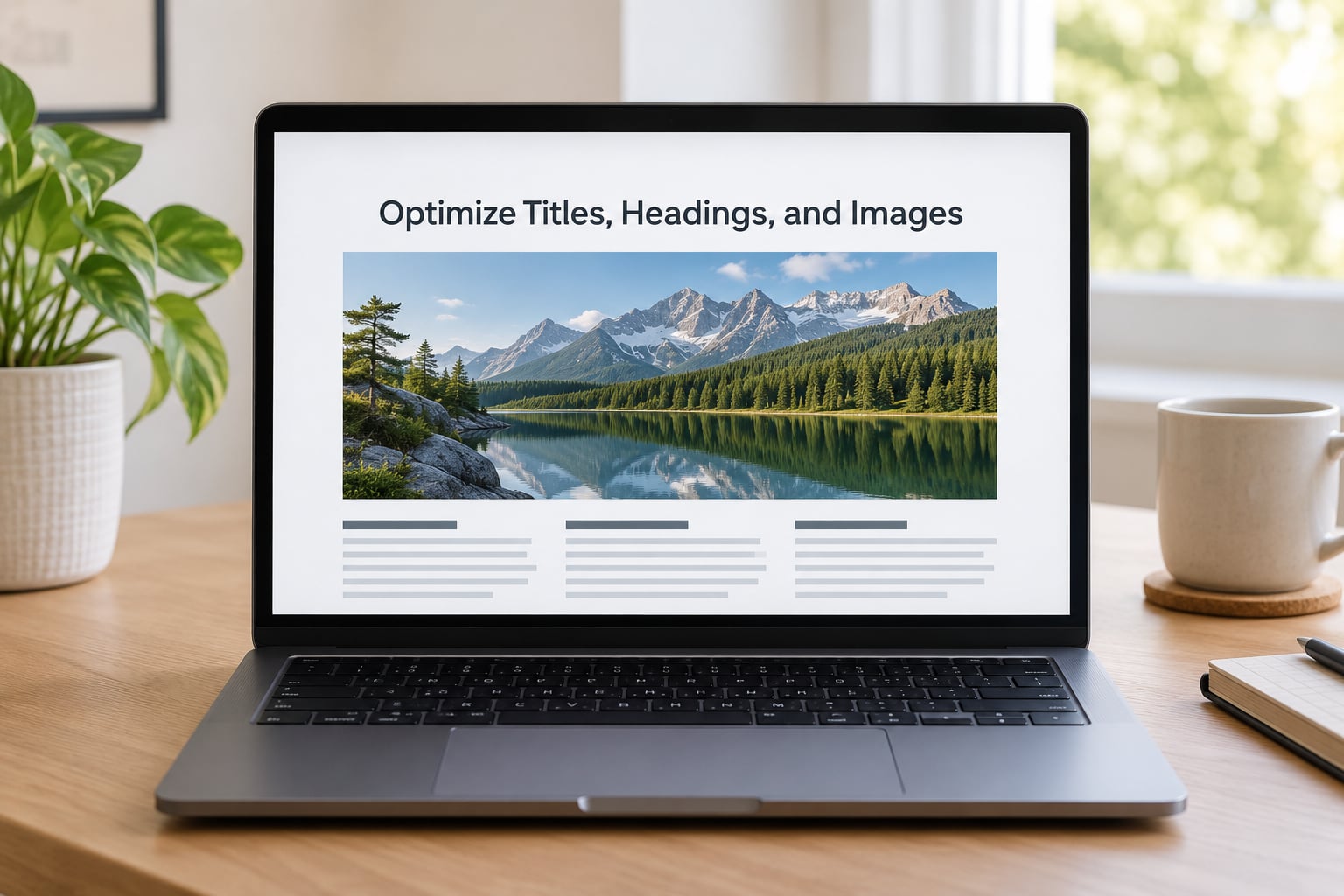 Optimize Titles, Headings, and Images