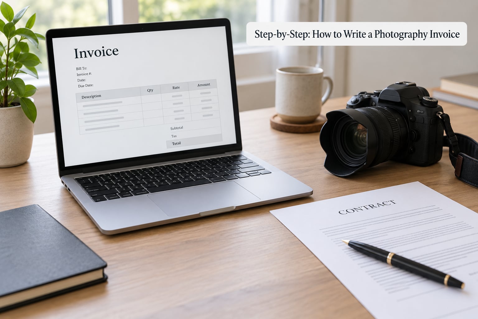 Step-by-Step: How to Write a Photography Invoice