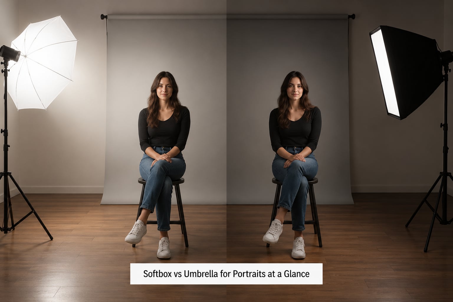 Softbox vs Umbrella for Portraits at a Glance